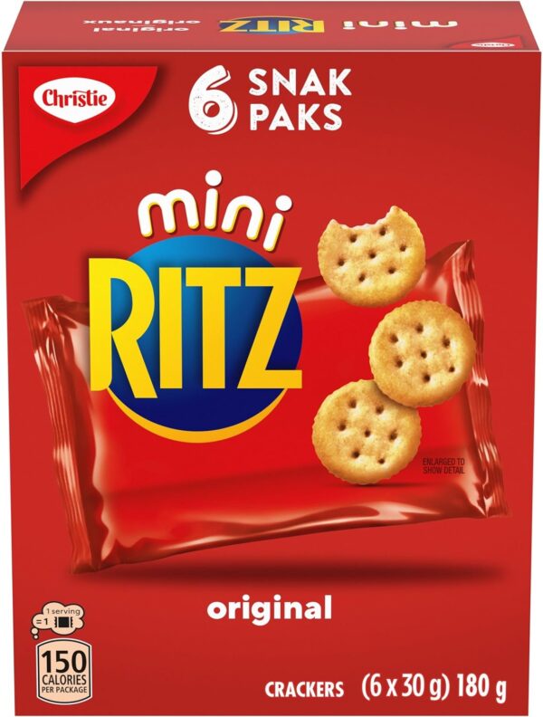 Ritz Crackers, Mini Snack Pack, School Snacks, 180g