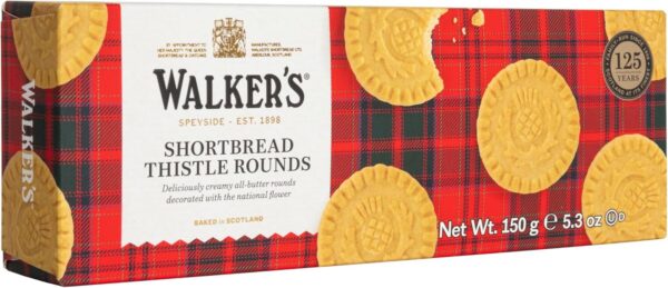 Walkers Pure Butter Shortbread Rounds Cookies, 150 Gram - Image 3