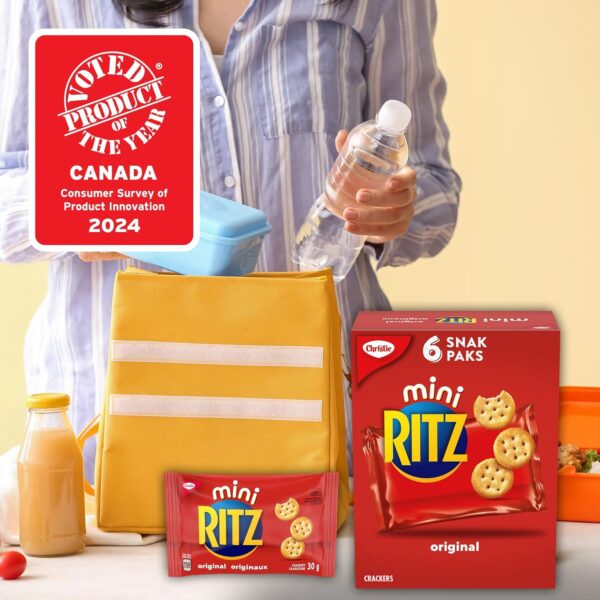 Ritz Crackers, Mini Snack Pack, School Snacks, 180g - Image 2