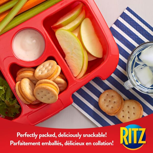 CHRISTIE RITZ Bits Sandwiches Cheese Flavoured, Snack Crackers, School Snacks, Family Snacks, Real Cheese, 180 g - Image 3