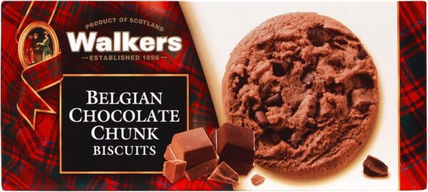 Walker's Belgian Chocolate Chunk, 150g (pack of 1)