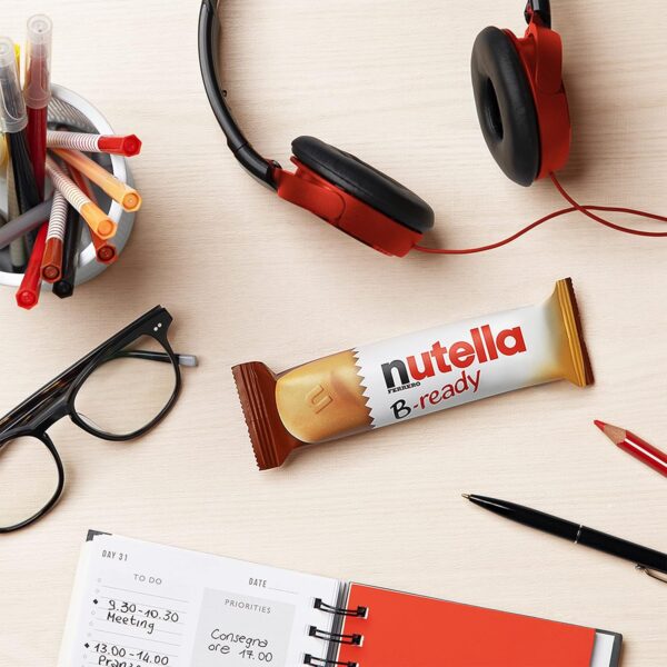 NUTELLA B-READY, Snack Bars, Crunchy Wafer Filled With Delicious NUTELLA, 15 bars pack, 330g - Image 6