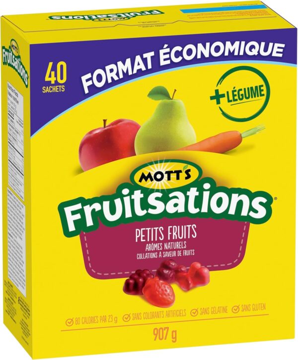 Mott's - VALUE PACK SIZE - Naturally Flavoured Berry Fruit Flavoured Snacks, Pack Of 40 - Image 7