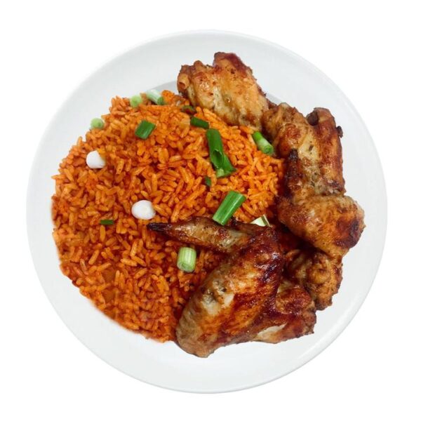 JOLLOF Rice & Chicken Wings